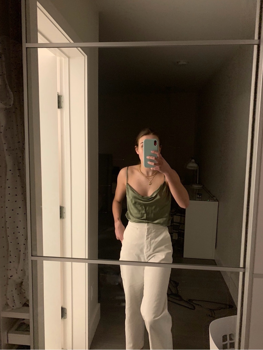 Aritzia Babaton White Denim Pant